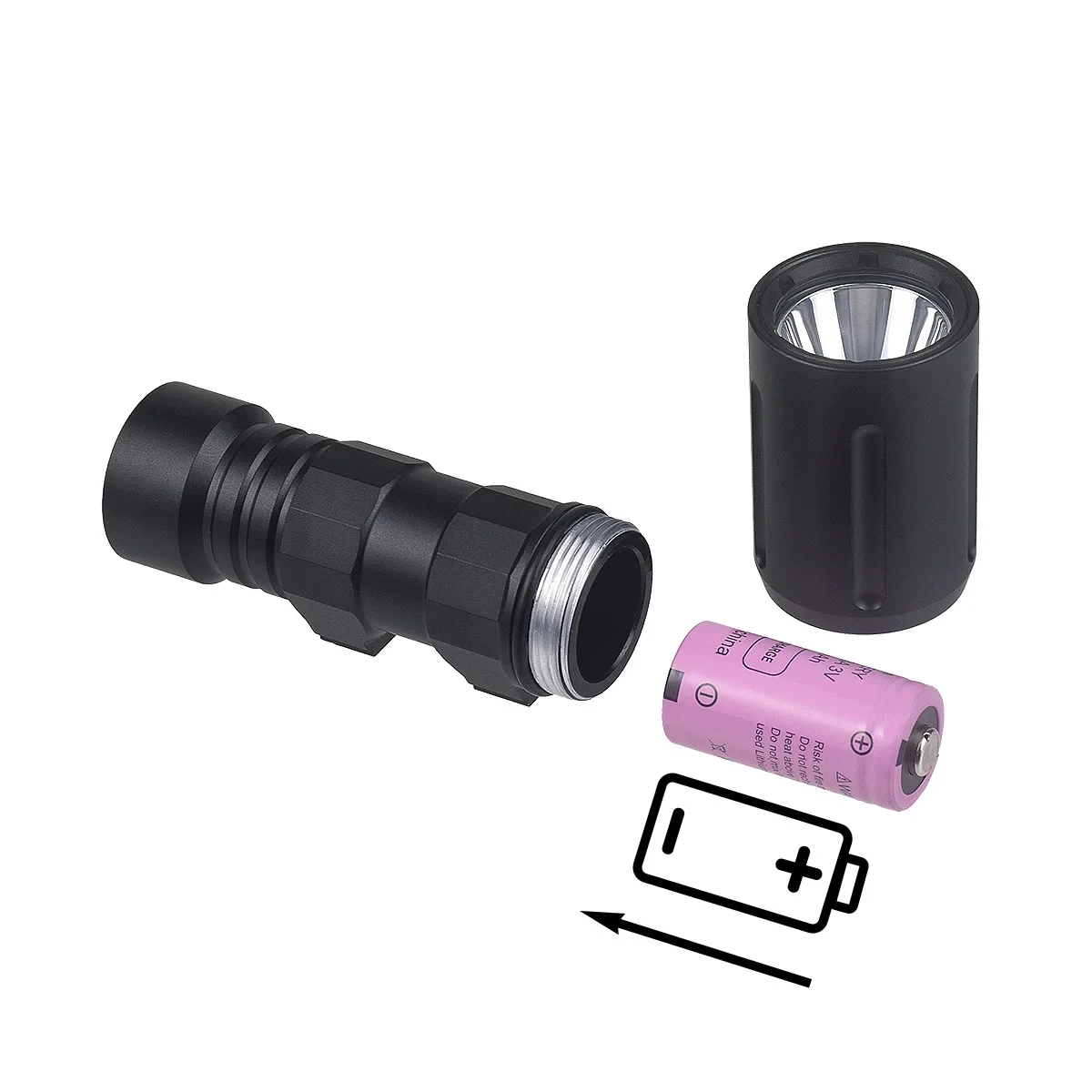 Linterna táctica PLH-V2 Led de 1300 lúmenes, potente arma de explorador de Metal, luz para riel Picatinny, caza, Airsoft - imagen 5