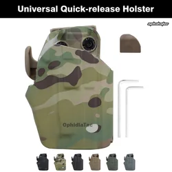 Estuche de extracción rápida universal de nailon 1000D compatible con G2/G26/P99C para entrenamiento de transporte oculto de caza