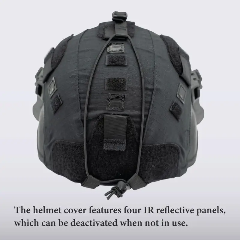 Casco táctico IHPS Airsoft con cubierta, casco de protección de cabeza integrado rápido para Paintball, deportes al aire libre, caza y tiro - imagen 5