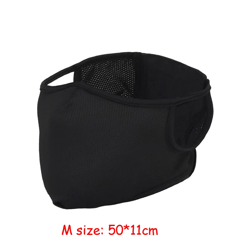 M half mask-black