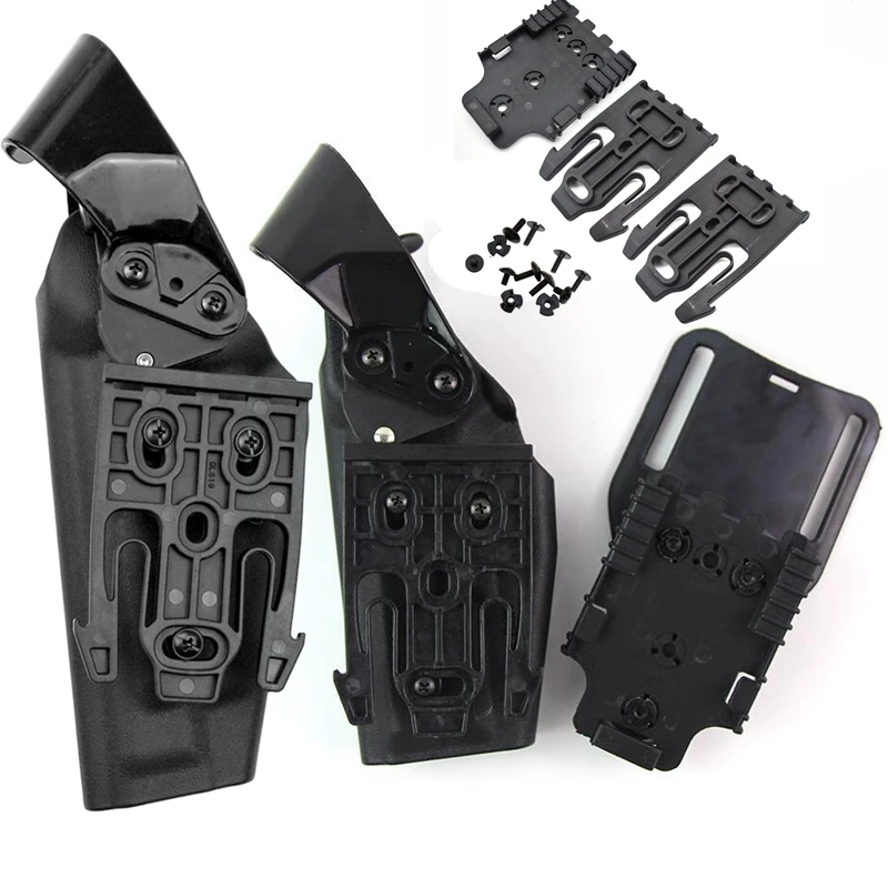 Kit de sistema de bloqueo rápido, funda de pistola de liberación rápida, placa receptora de servicio para Glock 17 19 M9, QLS 19 22 - imagen 2