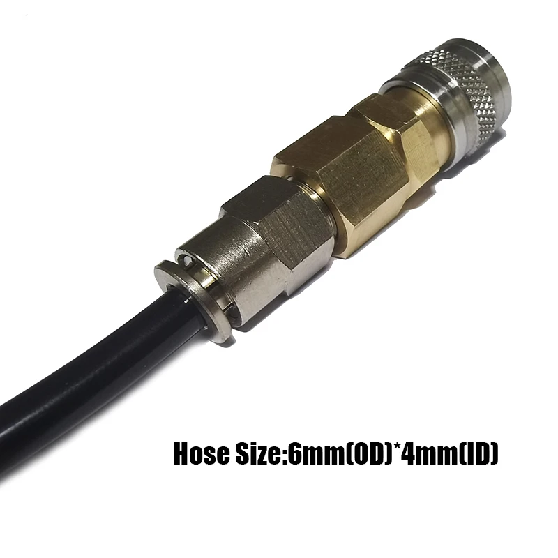 Manguera de bobina HPA hembra 2302 macho 23-2 adaptador Foster acoplador de desconexión rápida (EE. UU.) látigo de relleno 150psi/10bar - imagen 3