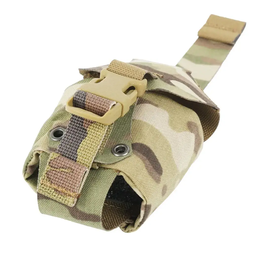 Bolsa táctica para granadas, bolsa individual Molle para granadas Frag Airsoft, equipo de combate de Paintball, accesorios para caza y acampada al aire libre