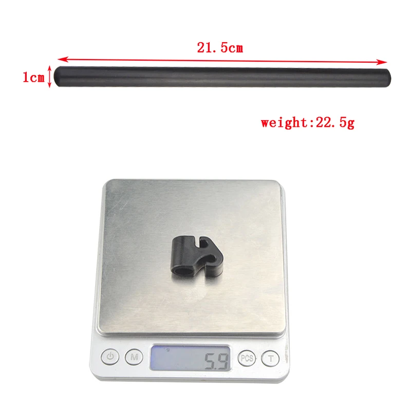 Separador compuesto de cuerda de arco de carbono, parada de cuerda, varilla de vibración, deslizamiento de Cable para disparar, entretenimiento, accesorios de caza - imagen 3