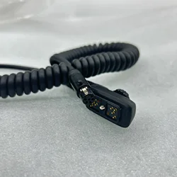 Salida inferior del cable de conversión de datos PTT profesional para radios PD780/980