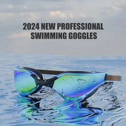 JSJM Gafas Natación Antiniebla Silicona Ajustables HD Unisex