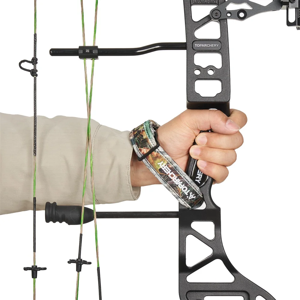 Correa protectora de muñeca para tiro con arco, pulsera ajustable para arco compuesto, caza al aire libre, tiro, accesorios de entrenamiento competitivo - imagen 5