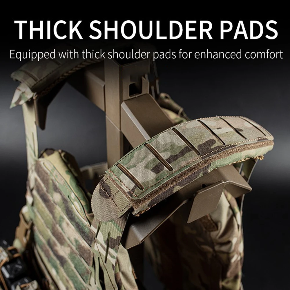 Chaleco táctico de caza LG3V2, portador de placa Molle, revista Airsoft, Paintball CS, chaleco ligero protector para exteriores - imagen 4