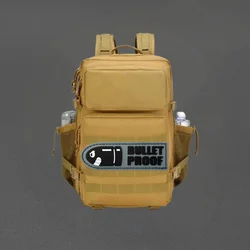 Insignia militar de PVC con velcro para chaleco táctico