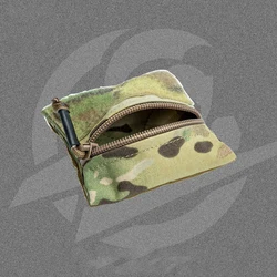 Mini bolsa para dulces V3, nailon 500D LV119 MK3/MK4, bolsa táctica con cremallera Compatible con aparejo de pecho con gancho y bucle de camuflaje