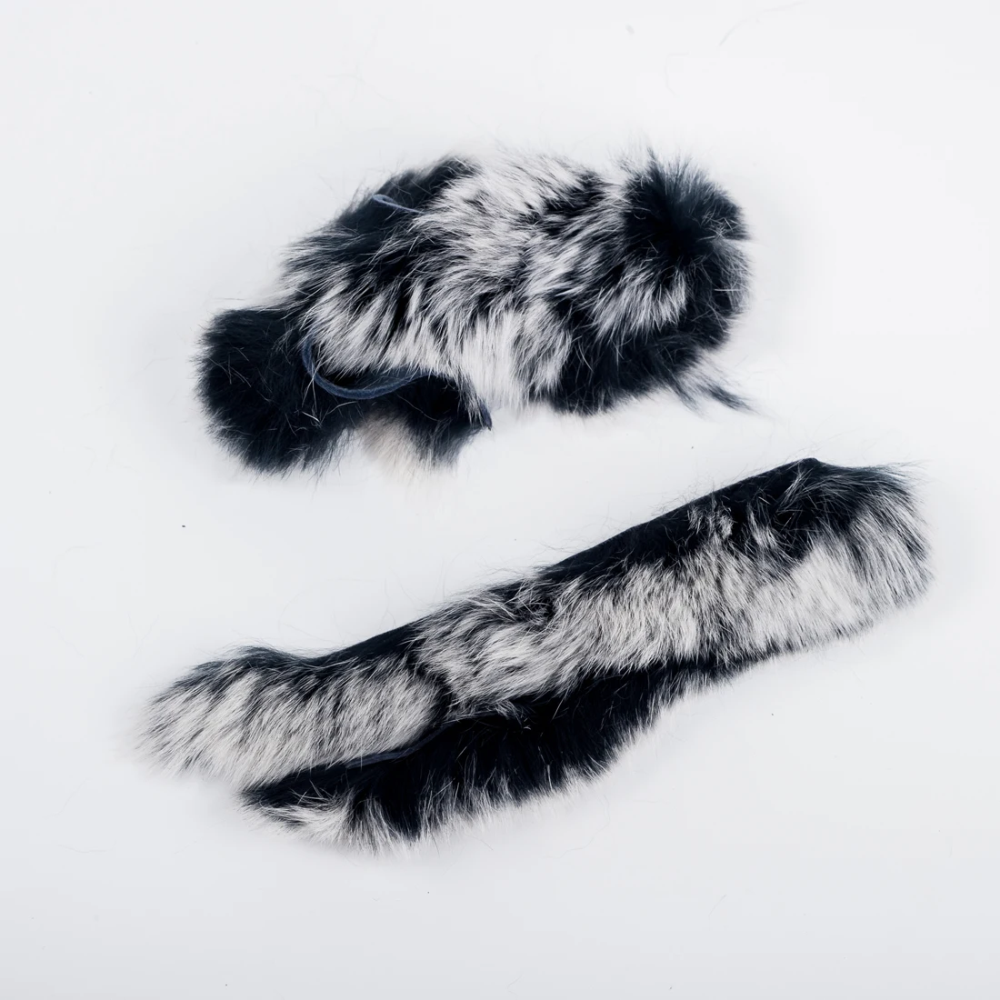 Silenciador de cuerda de arco de tiro con arco, 2 piezas, gris-negro, amortiguador de pelo de conejo suave, estabilizador de cuerda de arco DIY para arco recurvo LongBow - imagen 5