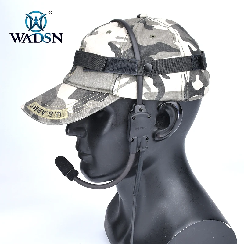 Auriculares de conducción de calavera de MH180-V, adaptador táctico Ptt, interruptor auriculares de comunicación Walkie-Talkie - imagen 4