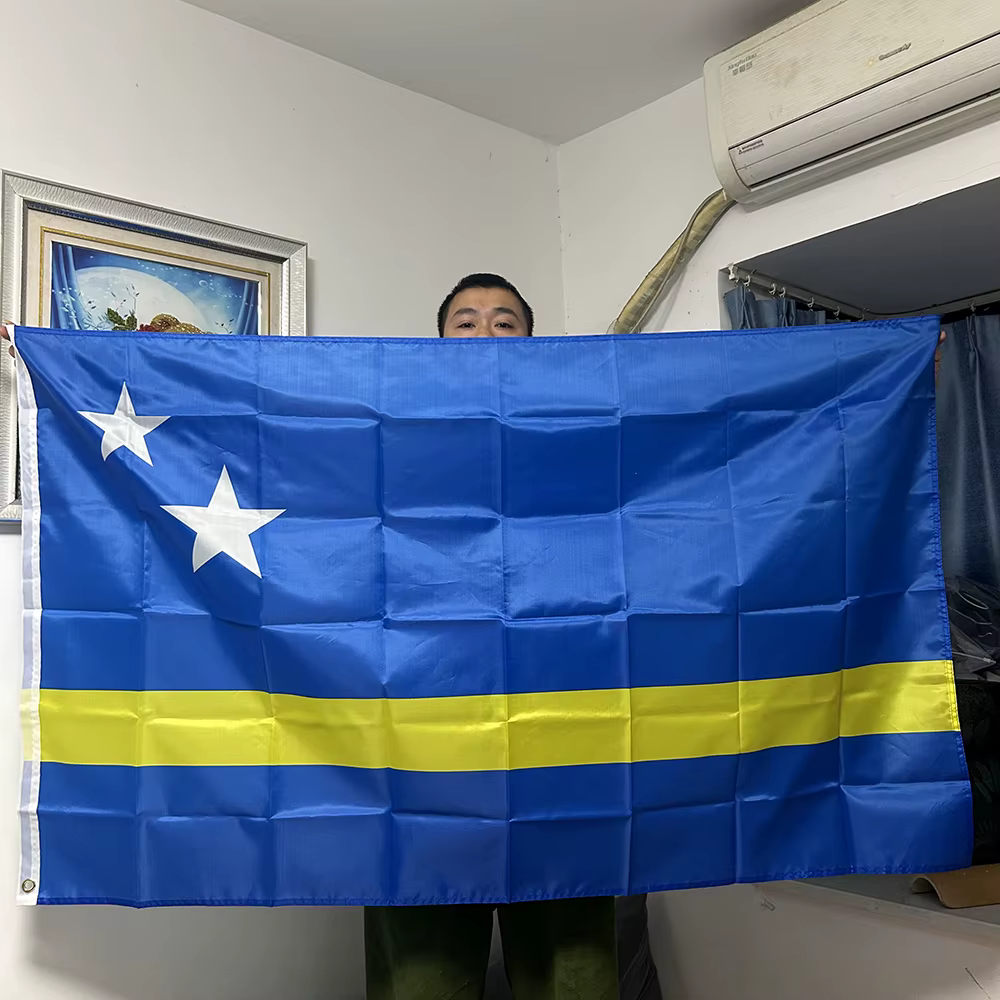 SKY FLAG Bandera Curazao 90x150 cm poliéster impresión digital