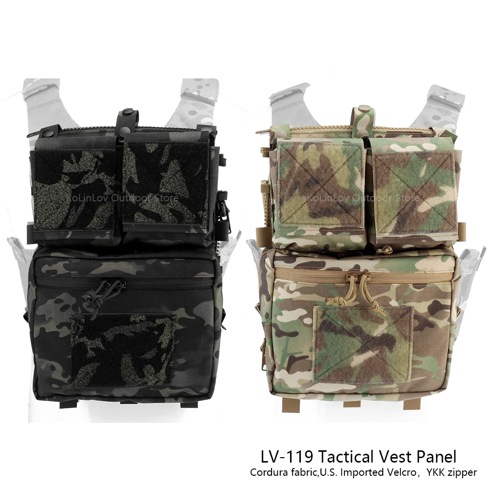 Mochila con Panel táctico avanzado, bolsa portadora de placa, chaleco Airsoft de caza, accesorios para chaleco de asalto LV-119 - imagen 2