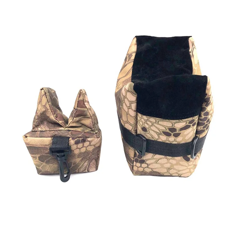 Bolsa de tiro para francotirador, soporte frontal y trasero para Rifle, banco de arena sin relleno, tachuelas para exteriores, soporte para Rifle de caza - imagen 5