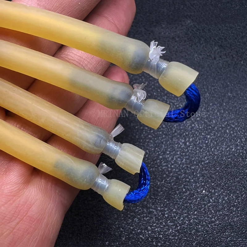 Tirachinas de alta elasticidad para pesca, banda de goma para caza al aire libre, potente cinta de látex, accesorios de catapulta, bandas de goma para disparar peces - imagen 4