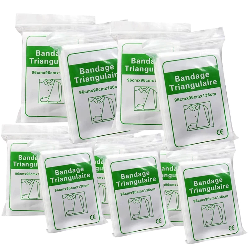 Vendaje Triangular de primeros auxilios para venda Triangular, Kit de primeros auxilios de emergencia, accesorios de Camping, fijación de fractura médico - imagen 2