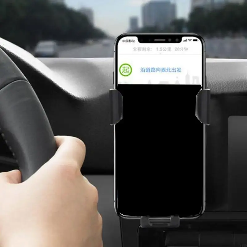 Carga inalámbrica CAR Teléfono Montaje aire Ventilador aire Stand Auto Clamp 360 Herramienta material ABS giratoria - imagen 5
