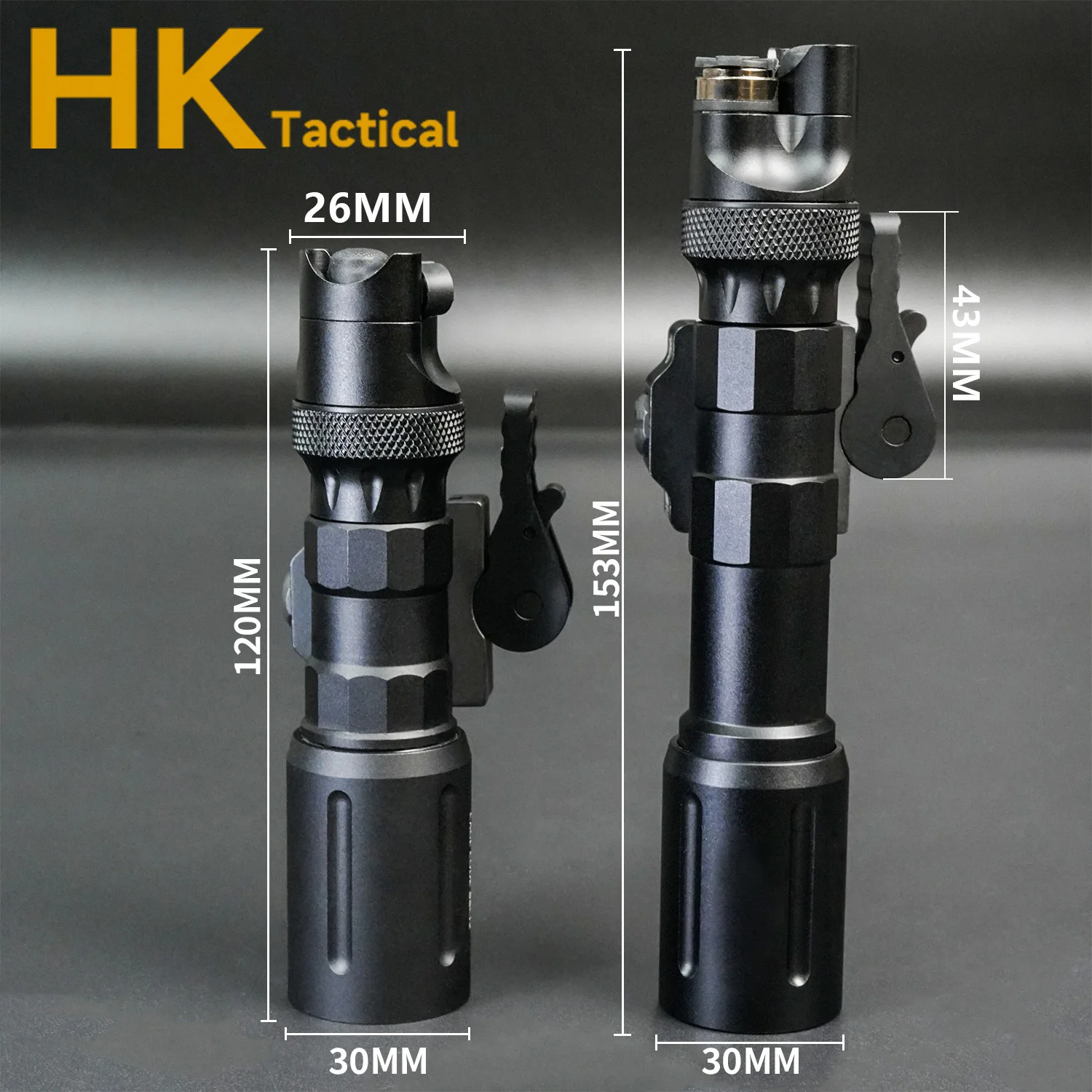 Linterna táctica PLH-V2 potente de 1100 lúmenes, luz LED de explorador de Metal, accesorios de caza al aire libre para riel Picatinny de 20mm - imagen 5