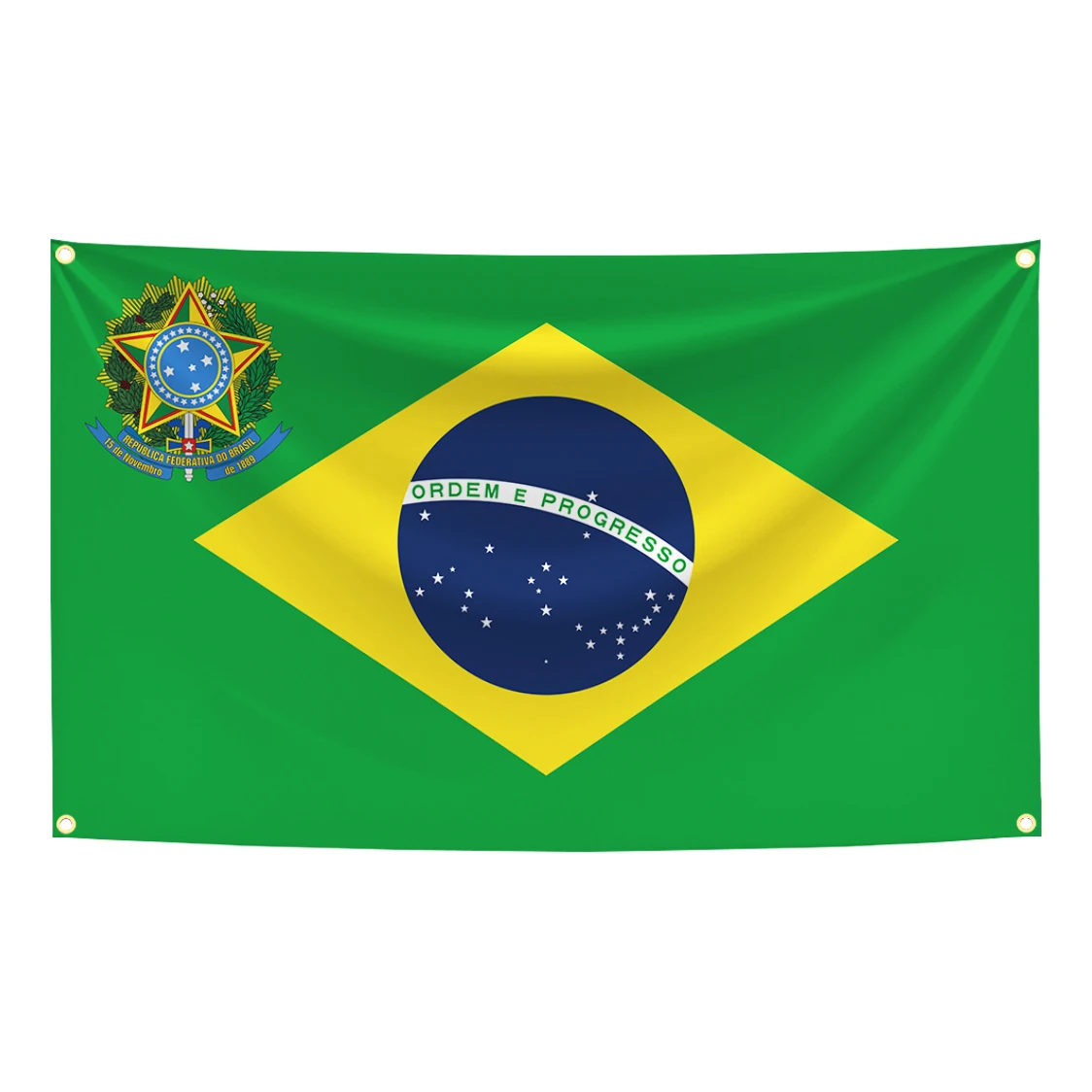 90X150cm bandera de Brasil Br sujetador Brasil banderas de Brasil decoración impresa de poliéster tapiz de pancarta - imagen 2