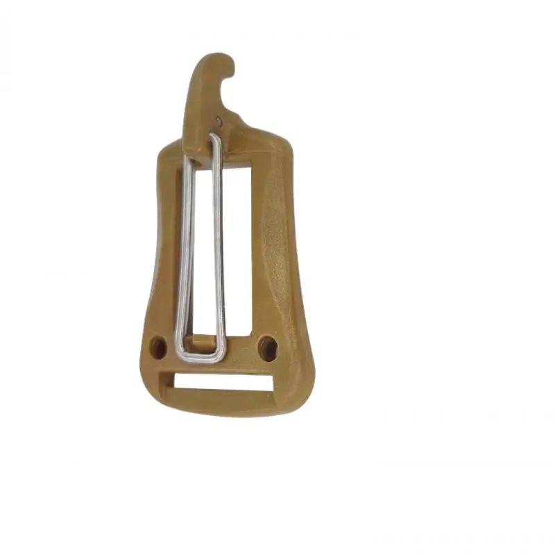 Abrazadera de tubo de agua de 5 piezas/10 piezas, cuerda elástica, hebilla de acero de plástico, hebilla táctica para colgar en el pecho con cuerda - imagen 5