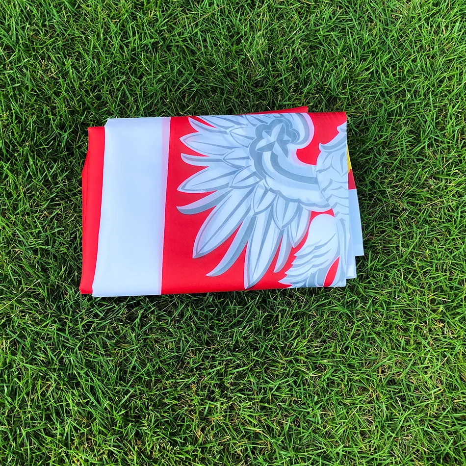 Bandera Polonia Águila Blanca y Roja 90x150 cm – República - imagen 4