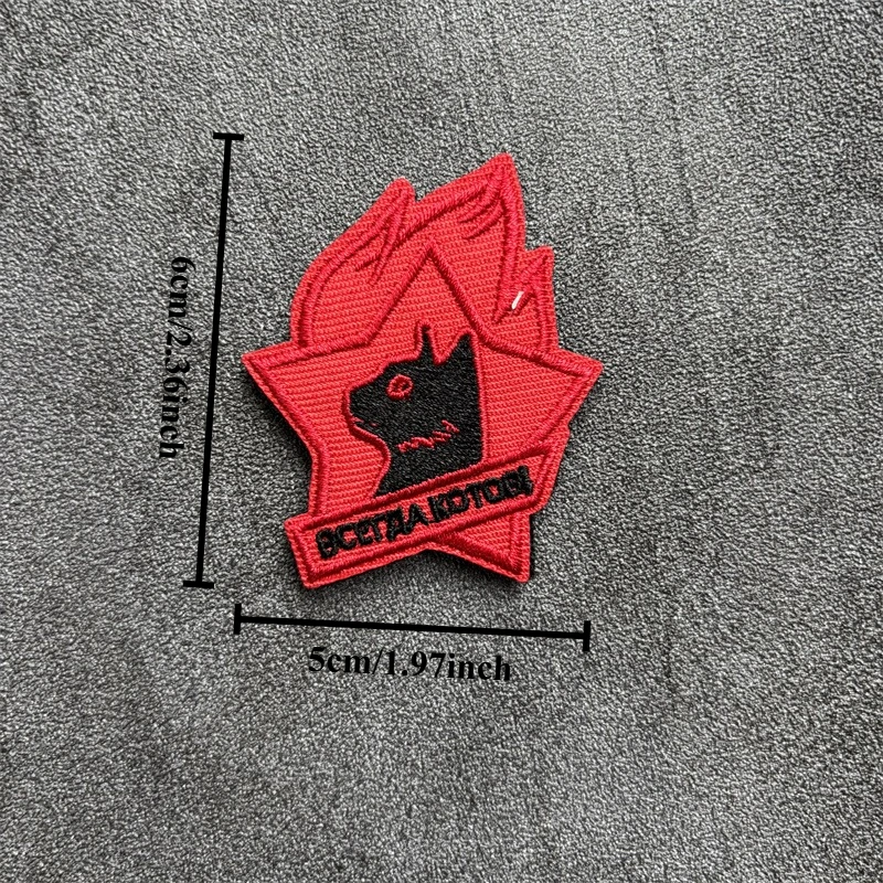 Parche táctico bordado de gato – insignia militar con gancho y bucle - imagen 5