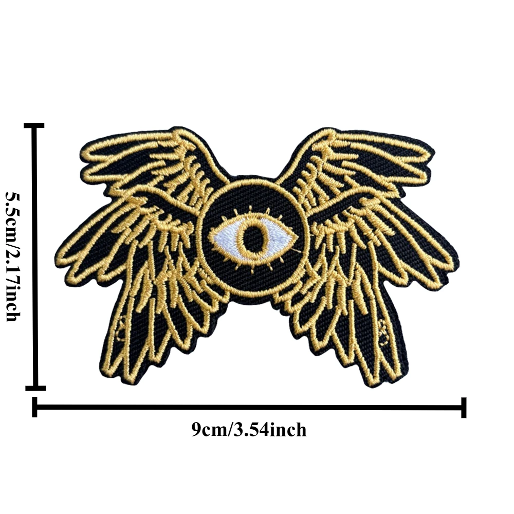 Parche táctico de Ángel cristiano "Seraph", parche bordado con gancho y bucle, insignia militar de Chevron, brazalete, pegatinas de decoración para mochila - imagen 2