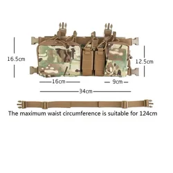 Arnés portacargadores táctico Haley Strategic para airsoft con MOLLE