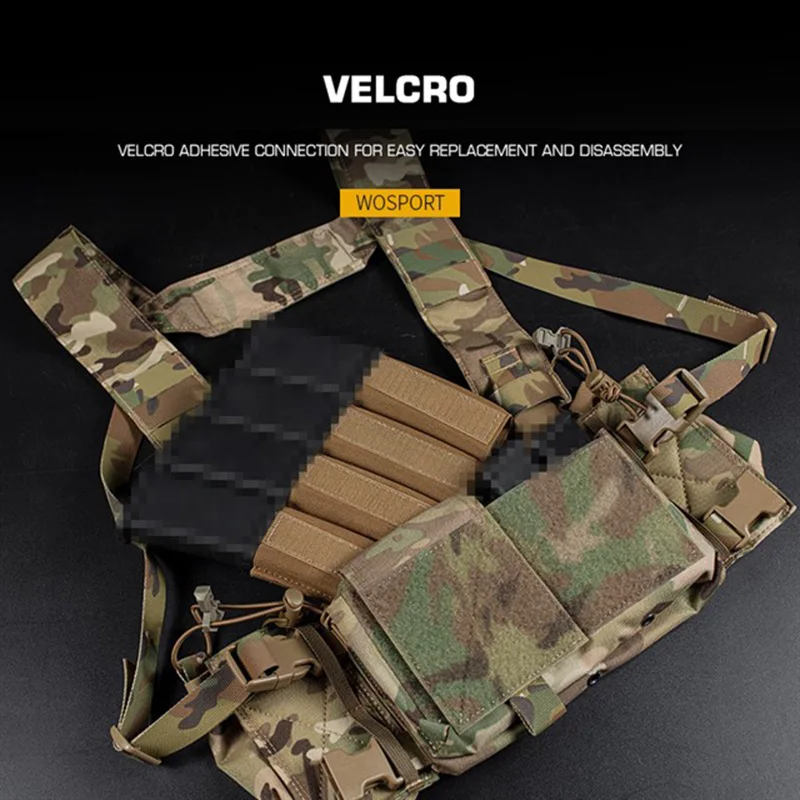 Plataforma de pecho táctica MK4 MP7 Mag insertar accesorios Airsoft - imagen 5