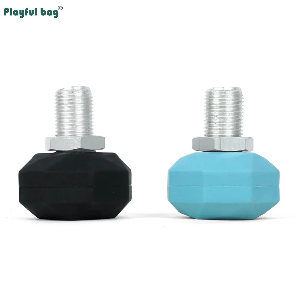 Freno de goma para patines de doble rueda, cabezal de freno ajustable para patines, accesorios para zapatos, AMB299, 82A - imagen 4