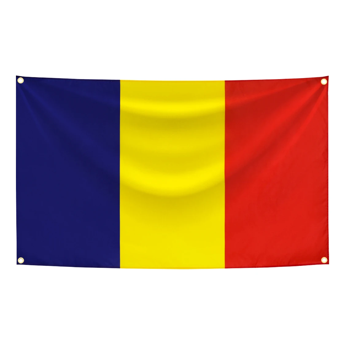 Bandera Rumania poliéster impresa azul amarillo rojo, tapiz - imagen 3