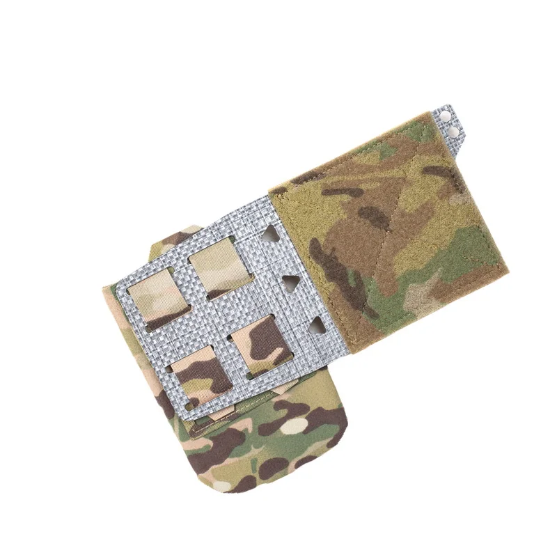 Bolsa táctica para cuchillos lateral MOLLE con solapa expandible y bolsas para cuchillos y radio integradas - imagen 3