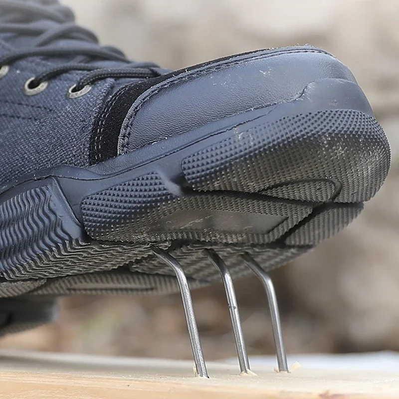 Botas de hombre, zapatos de combate para hombre, deporte al aire libre, escalada, montañas, Cross Country, zapatillas de deporte para hombre, zapatos de seguridad para hombre - imagen 4