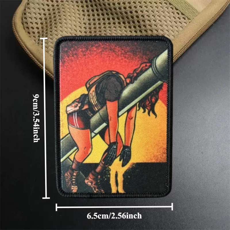 Parche de impresión militar táctico para ropa, insignias de moral, parches de gancho, mochila, pegatinas del ejército, brazalete - imagen 3