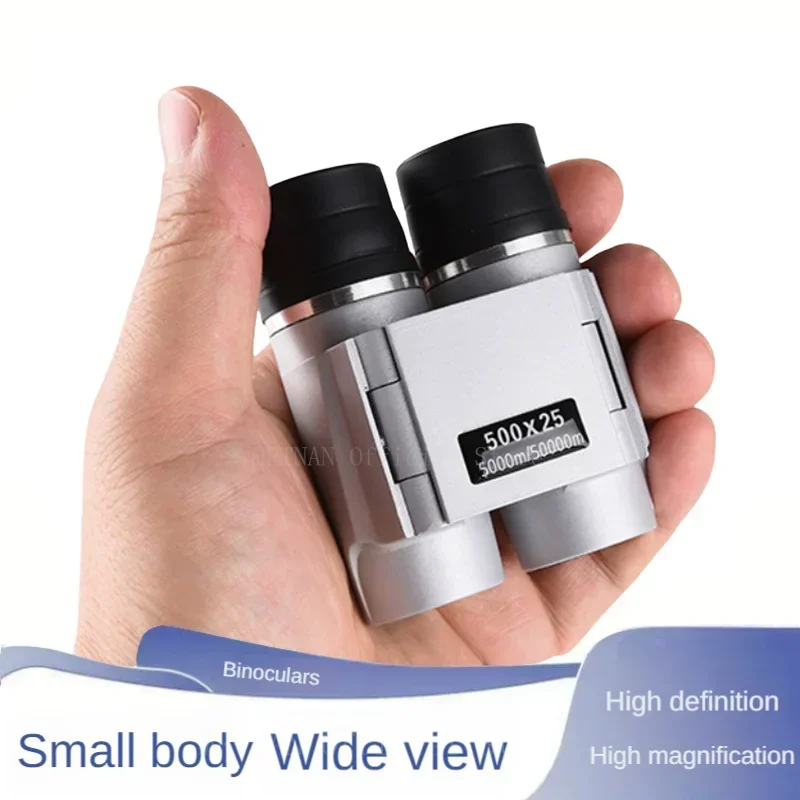 Telescopio profesional de largo alcance, binoculares potentes de enfoque automático, 50000M, 500x25, Mini Monocular HD portátil - imagen 4