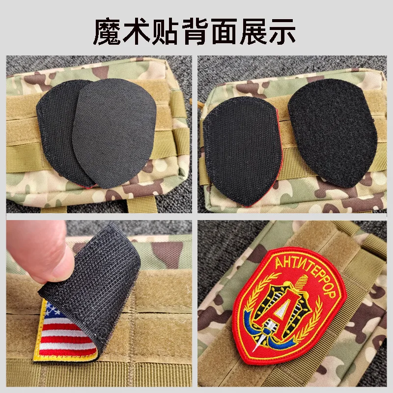 Parches bordados de soldado ruso para ropa, parche táctico del ejército, emblema de seguridad militar, apliques, insignias bordadas - imagen 5
