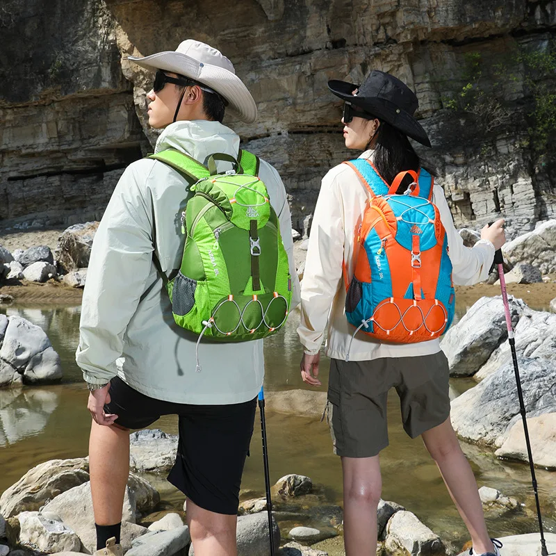 Mochila de escalada al aire libre, almacenamiento grande, senderismo, Camping, correr, ciclismo, mochila ligera para deportes de campo traviesa y maratón - imagen 3