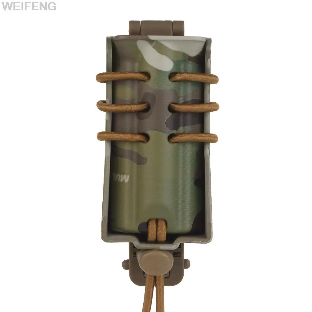 Bolsa táctica Molle de 9mm, estuche militar de tracción rápida, soporte Universal para linterna y cuchillo, equipo de caza - imagen 2