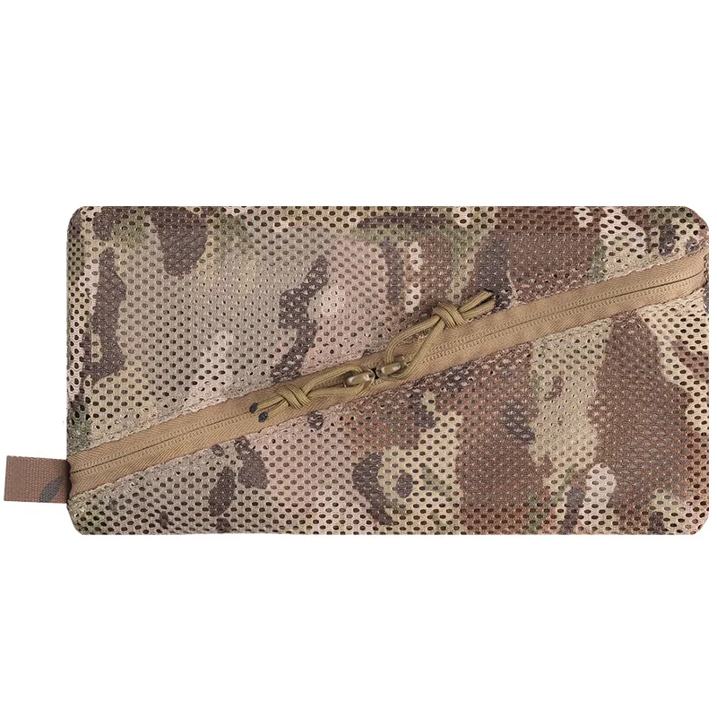 Bolsa de malla para viajes al aire libre, bolsa de red para artículos diversos, accesorios de organización, bolsillo de administrador para utilidad de Camping MOLLE - imagen 5