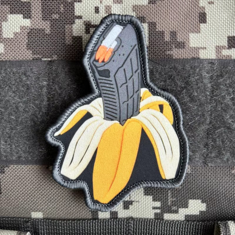 Parche táctico Banana Magazine con gancho y bucle para MOLLE - imagen 3