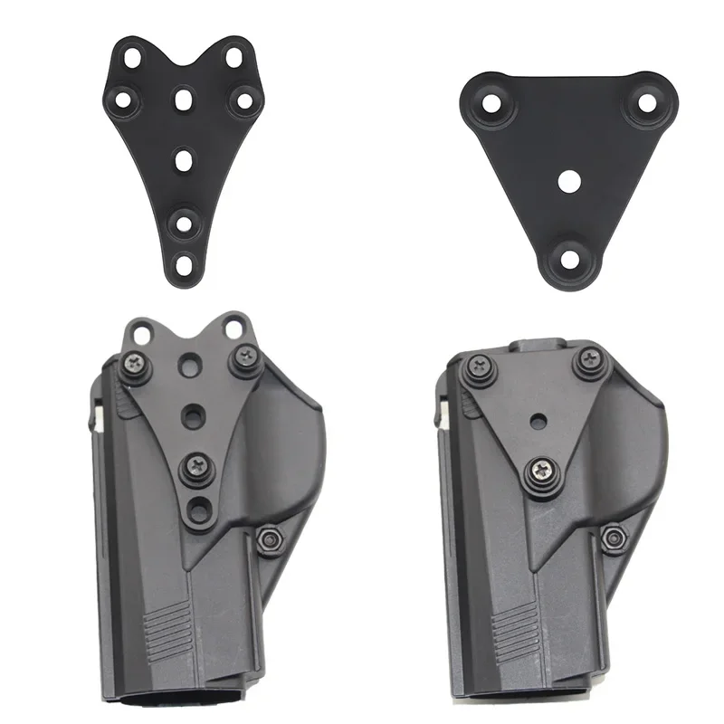 Kit de adaptador de suspensión de fundas universales tácticas para funda de pistola, bolsa para revistas, adaptador de desmontaje rápido, plataforma de cinturón de montaje