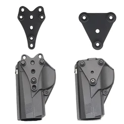 Kit de adaptador de suspensión de fundas universales tácticas para funda de pistola, bolsa para revistas, adaptador de desmontaje rápido, plataforma de cinturón de montaje