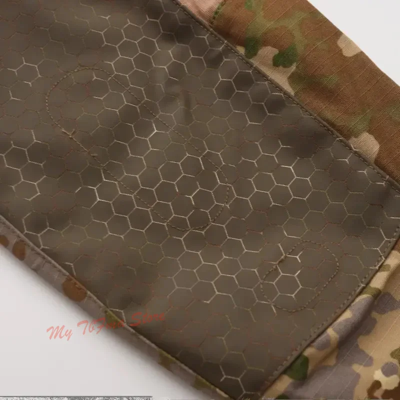 Traje táctico De rana para todo terreno, Alemania De Spot, Flecktarn antiinfrarrojo, Top De combate De camuflaje, camisa De manga larga, tela De protección IR - imagen 5