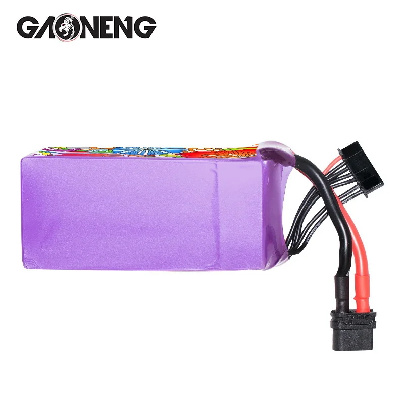 Batería Lipo Original GNB 4S/6S 1300mAh 120C para helicóptero RC Quadcopter Dron de carreras con visión en primera persona piezas batería HV con enchufe XT30/XT60 - imagen 5