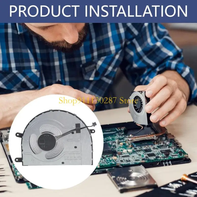 Ventilador enfriamiento J1HC CPU Readering Reemplazo reemplazo Radiador ventilador enfriamiento para 14iau7 Tarjeta - imagen 2