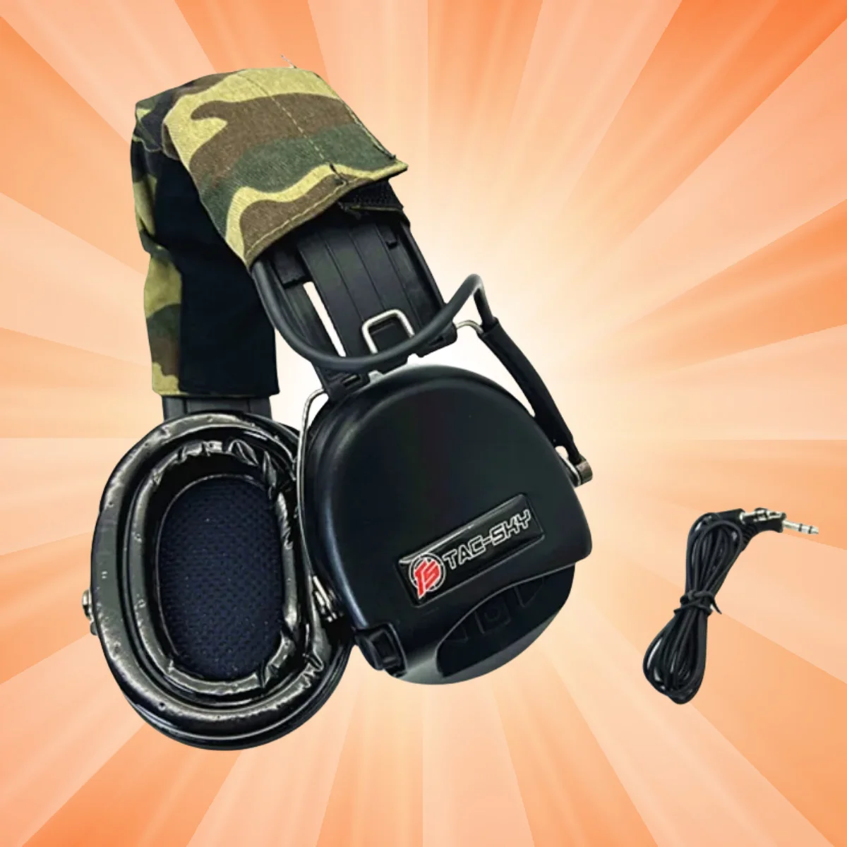 TS TAC-SKY SORDIN orejeras electrónicas tácticas para disparar protección auditiva al aire libre almohadillas de silicona para los oídos Sordin Ipsc orejeras - imagen 4