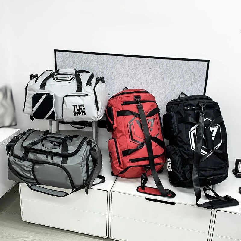 Mochila deportiva con zapatos, bolsa para gimnasio, Fitness, Yoga, bolsas de viaje húmedas y secas, mochila para acampar y senderismo al aire libre, bolso de equipaje - imagen 4