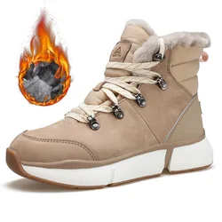 HUMTTO Botas de Nieve Impermeables Mujer Senderismo Invierno