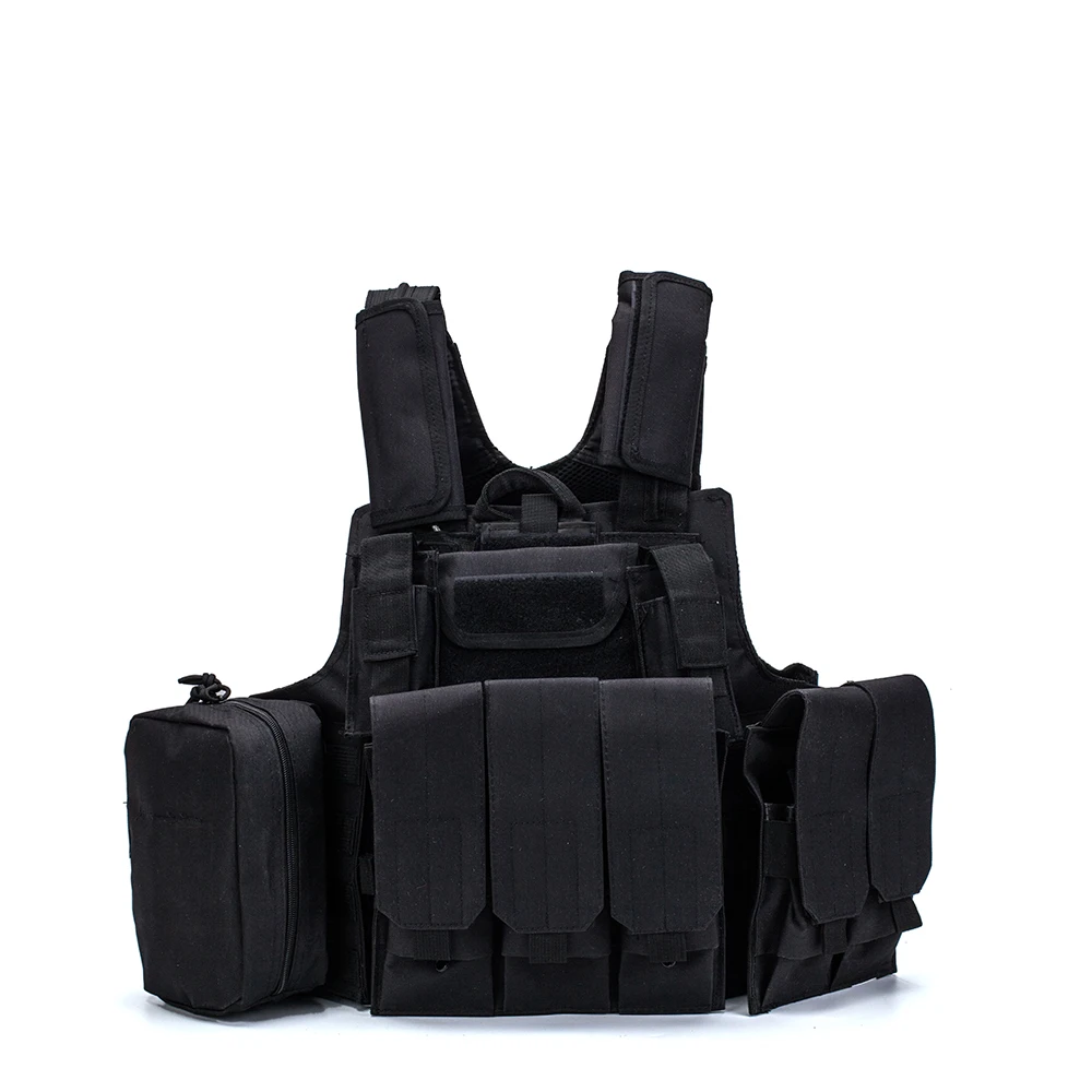 Chaleco táctico FG de camuflaje Molle CIRAS, chaleco de combate Airsoft, bolsa para revistas, portador de placa de armadura liberable, chalecos de ataque, equipo - imagen 5